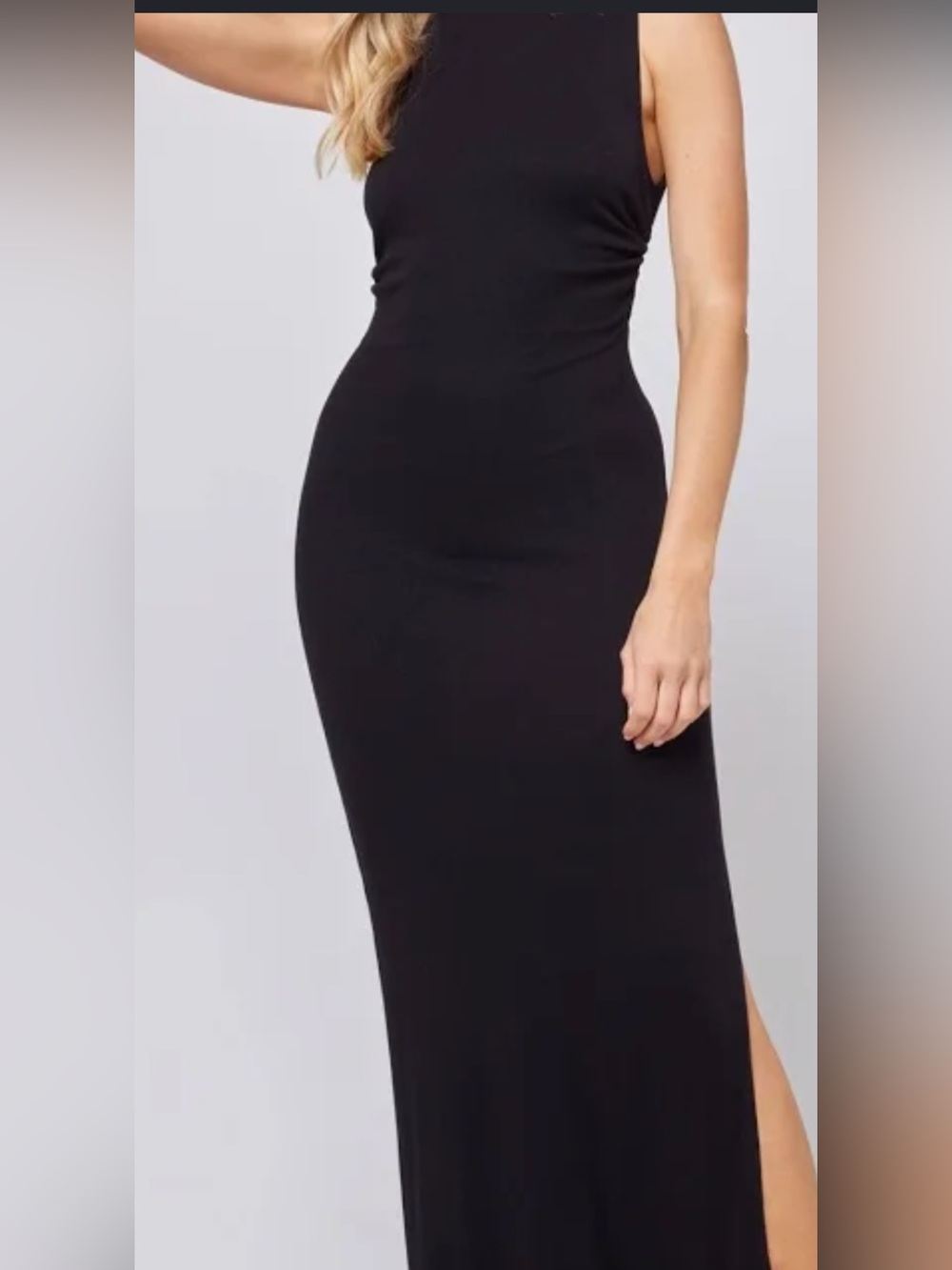 l*space Black Cherie Dress - XL new with tags ribbed body con